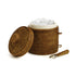 BURMA RATTAN ICE BOX & TONGS BY NAPA HOME & GARDEN