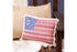 Americana BOHO by JG, Flag Frayed Edge Travel Pillow