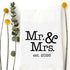 TEA TOWEL: MR & MRS est 2026