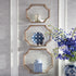 HUDSON MIRRORED WALL SHELVES, SET OF 3 - view 2