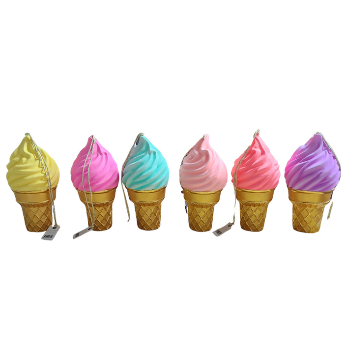 Ice Cream Cone Tabletop Display, 6 Colors