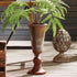 WEATHERED METAL TAPERED CONE URN - view 2