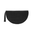 Black Pebbles Half Moon Clutch