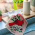 Winter Cardinal Swedish Cloth