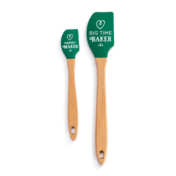 Baker Big and Little Spatulas - Set of 2 By Demdaco