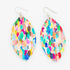 Funfetti Leather Earrings