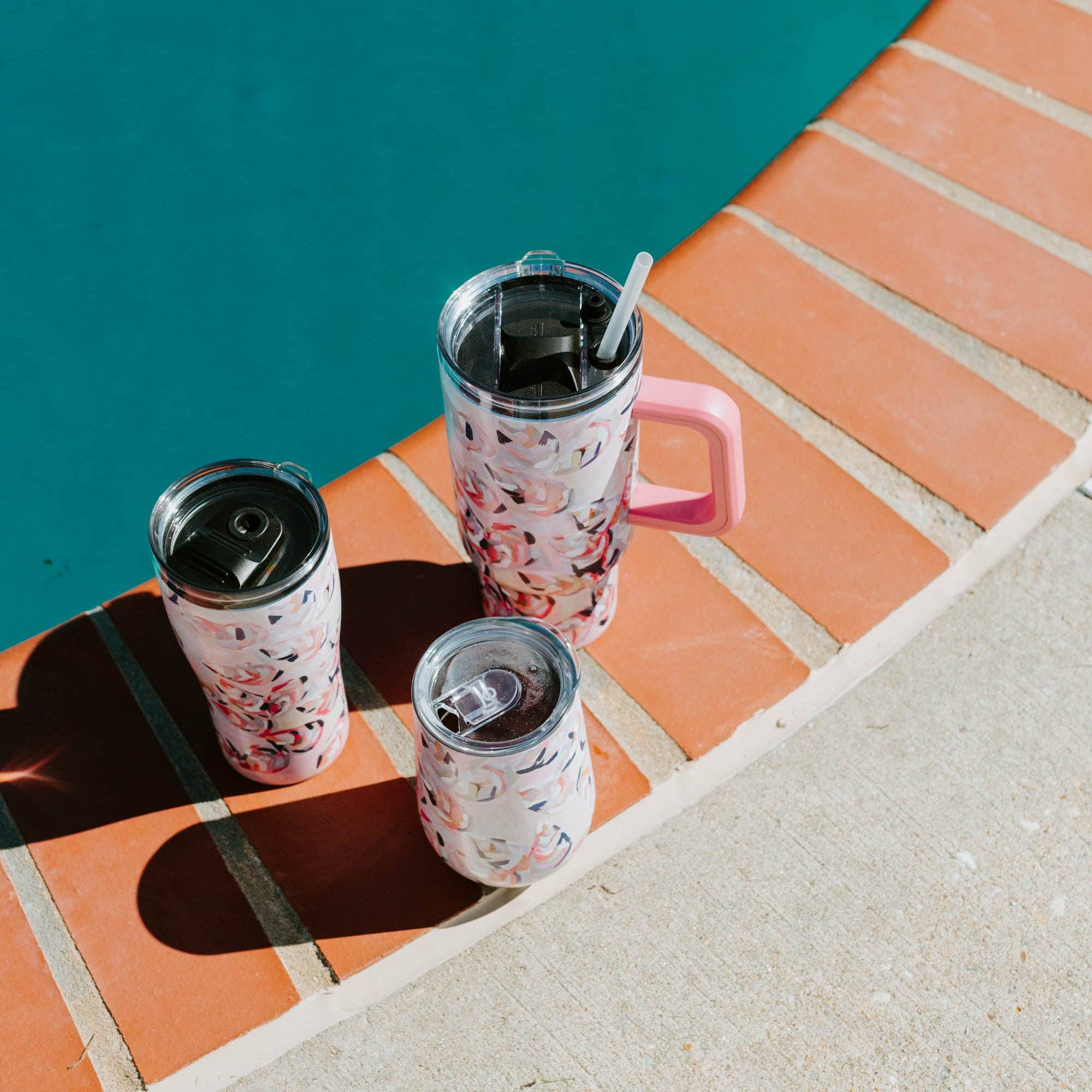 16oz Wine Tumbler - Peach Gems: Default Title