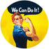 Andreas Rosie the Riveter 8" Silicone Trivet