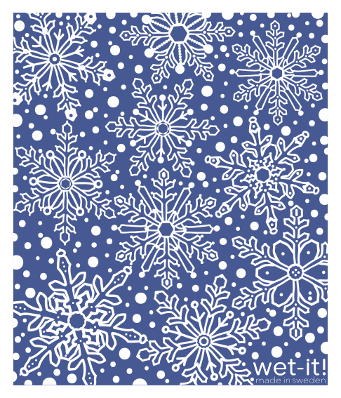 Winter Day Blue Swedish Cloth