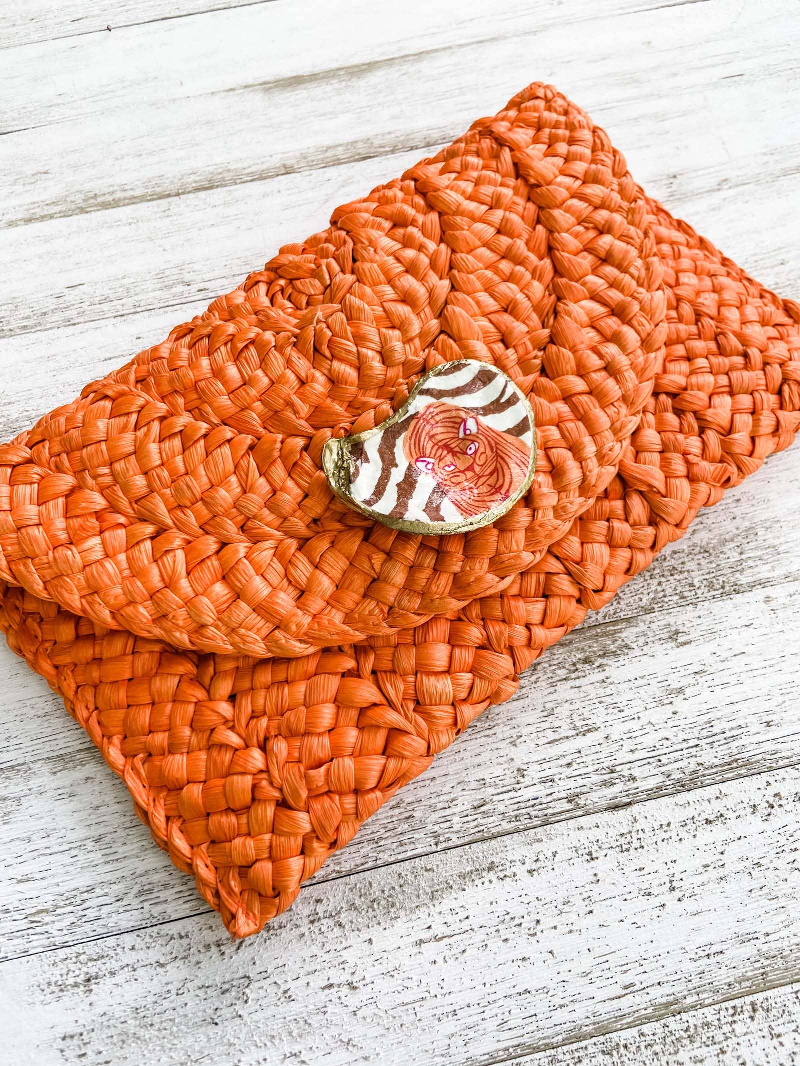 Tiger Oyster Shell Clutch by Made on Maidstone - view 5