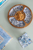 Kim Hovell Collection Oyster Wooden Snack Tray - Pewter Shells