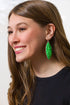 Emerald City Leather Earrings