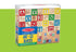 Melissa & Doug Deluxe Wooden ABC/123 1-Inch Blocks Set With Storage Pouch (50 pcs)
