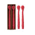 Unscented Flamingo Shaped Taper Candles in Box, Fuchsia Color, Set of 2