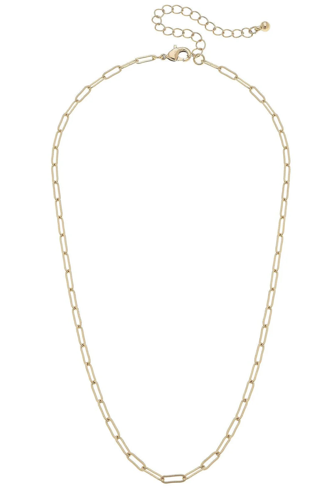 Celia Charm Necklace Base in Shiny Gold