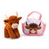 Purse & Plush Highland Cow by Zoologee