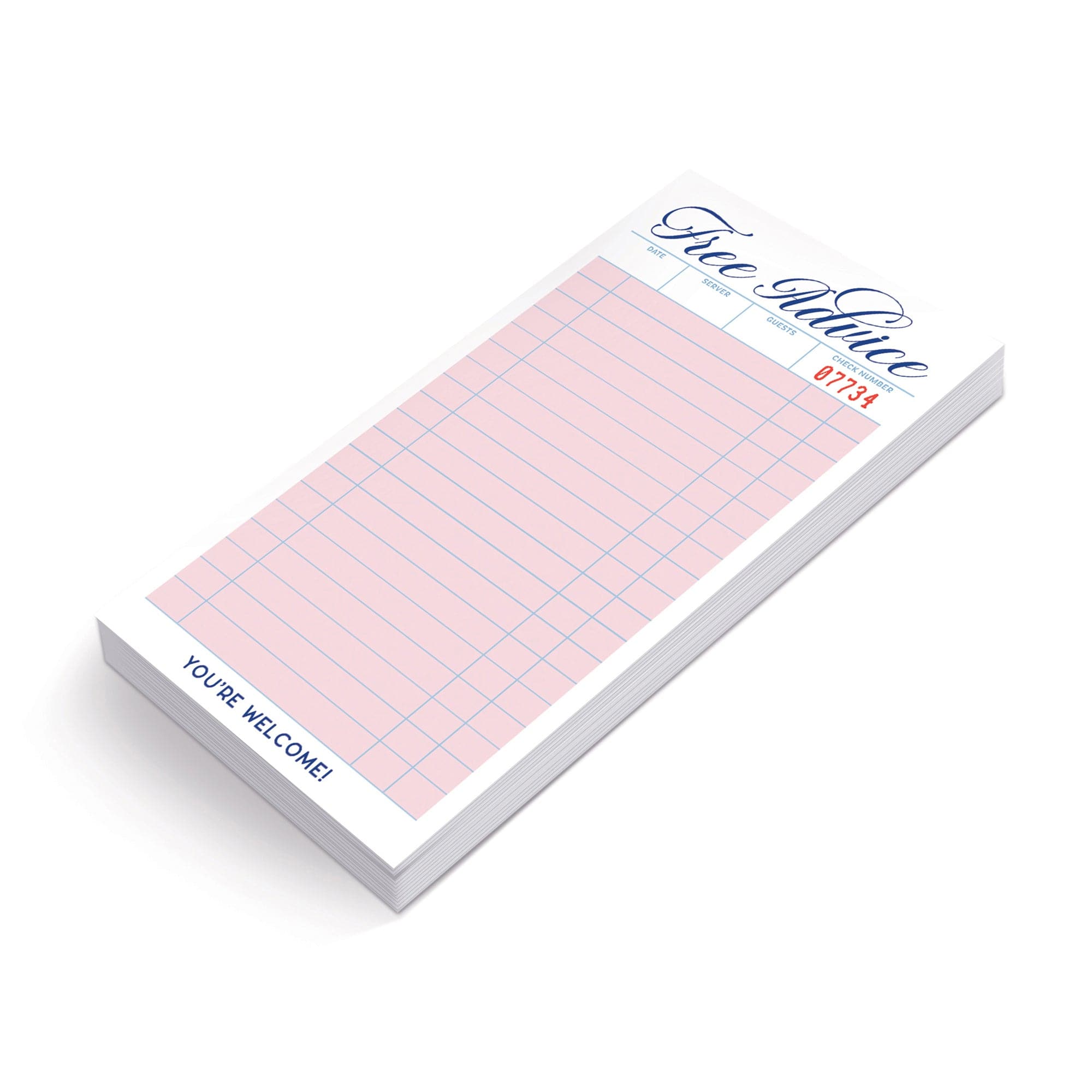 Check Yourself Diner Guest Check Sticky Notes - 75 Sheets by Fred