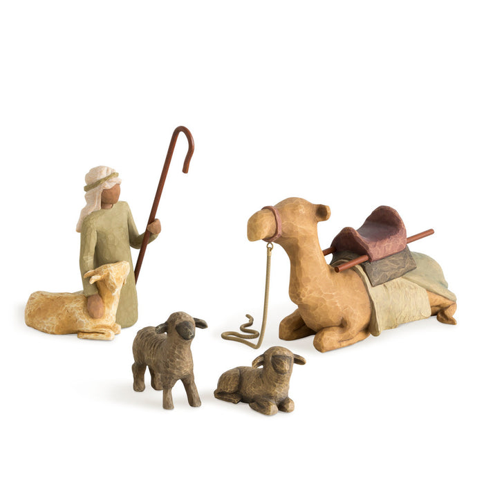 Willow Tree Shepherd and Stable Animals By Demdaco