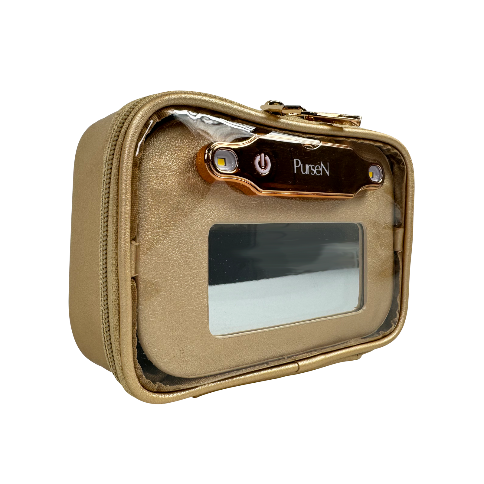 LITTMINI • Lighted Mirror Case • Gold