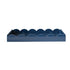 MDF Lacquered Scalloped Tray w/ Handles, Navy Color