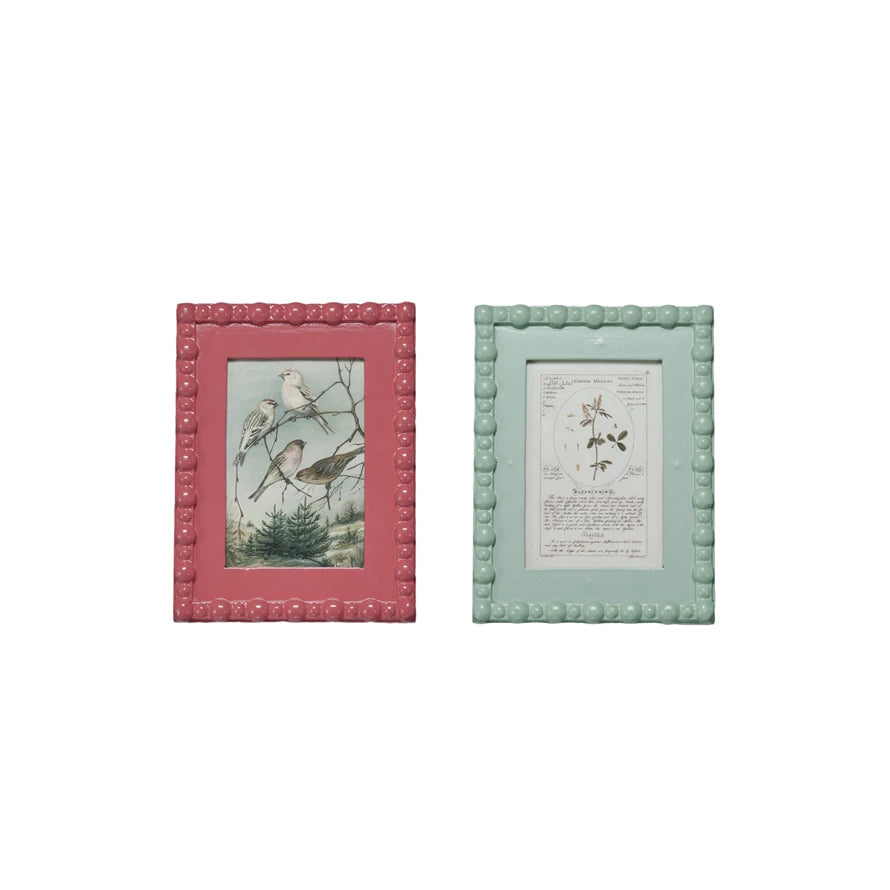 Picture Frame w/ Vintage Reproduction 5 X 7 Inch