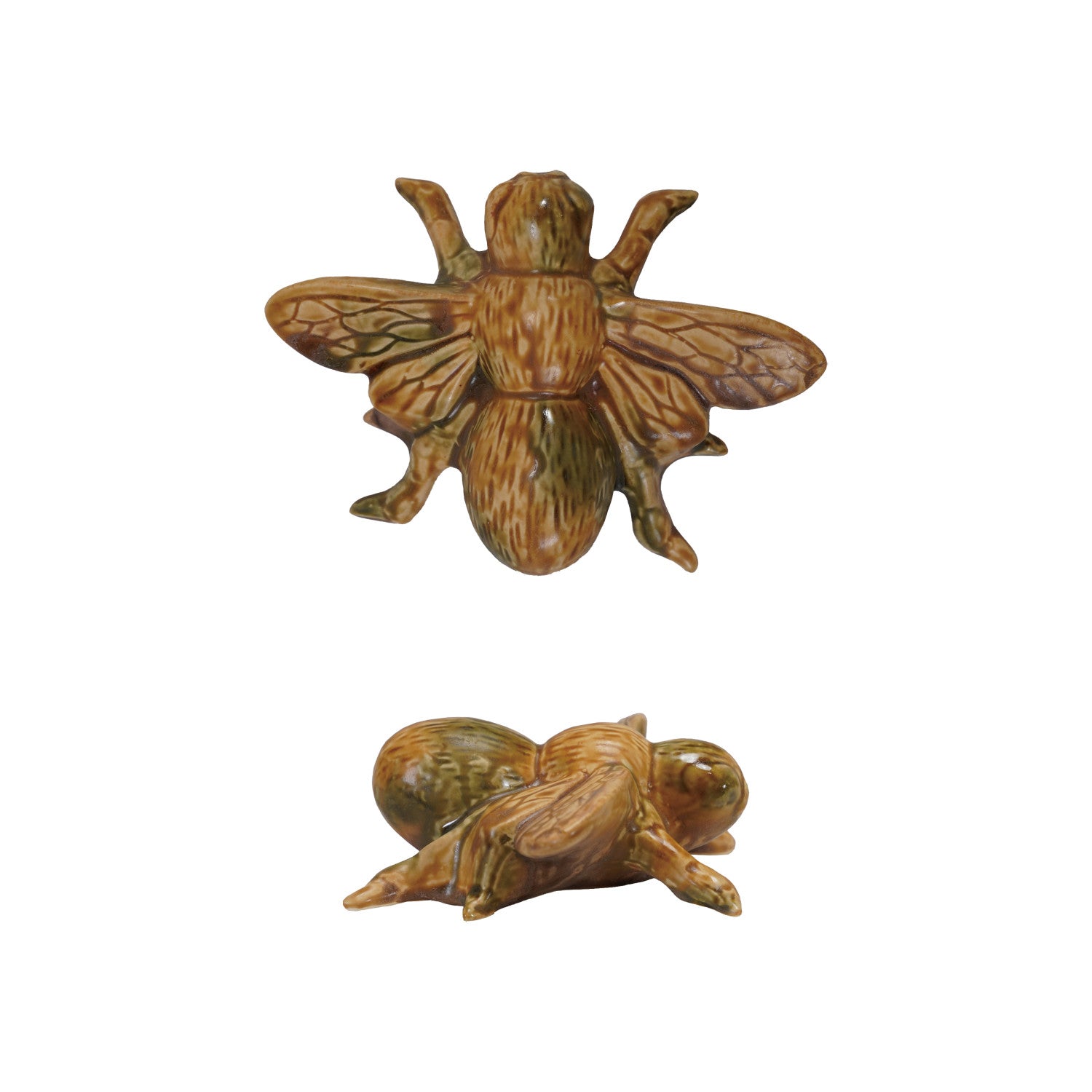 Stoneware Bee, Reactive Glaze (Each One Will Vary)