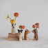 Hand-Painted Stoneware Dog Vase, 4 Styles