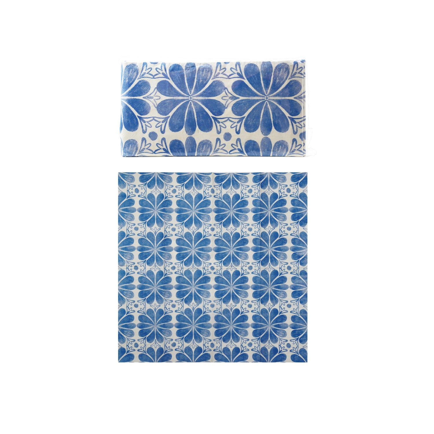 Paper Napkins with Tile Pattern (Contains 20 Folded Pieces) ©