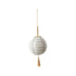 Art Glass Vintage Reproduction Pendant Lamp with Tassel, 8' Cord