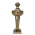 Cast Aluminum Labrador Holding Bowl, Gold Finish
