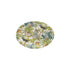 Oval Printed Stoneware Platter w/ Rainforest Botanicals