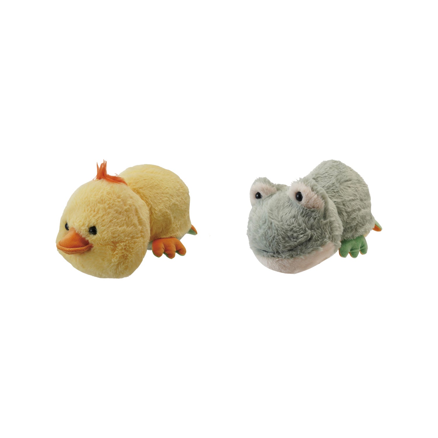 Plush 2-in-1 Peek-A-Boo Frog/Duck Toy
