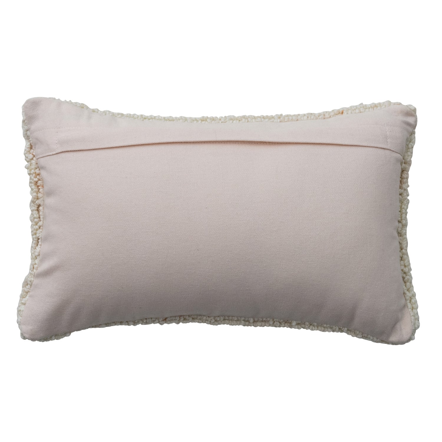Cotton Blend Tufted Lumbar Pillow “I ♥ My Dog”, Natural, Black & Red - view 2 of 3