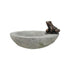 Resin Fountain with Frog, 6' Cord, Concrete & Bronze Finish (Includes Pump Kit)