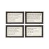 Wood Framed Wall Decor with Saying, Black & White, 4 Styles