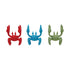 Silicone Crab Shaped Lid/Spoon Holder, 3 Colors