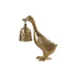 Pewter Duck Shaped Candle Snuffer, Antique Gold Finish