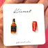 Whiskey + Soda Stud Earrings
