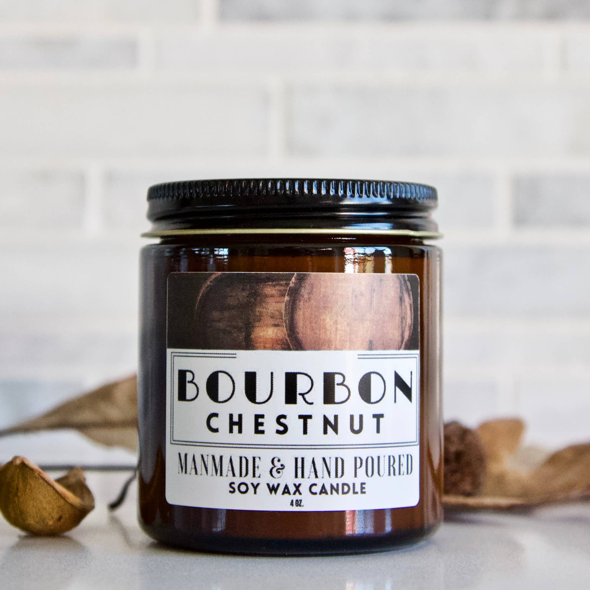 Bourbon Chestnut 4oz Soy Candle