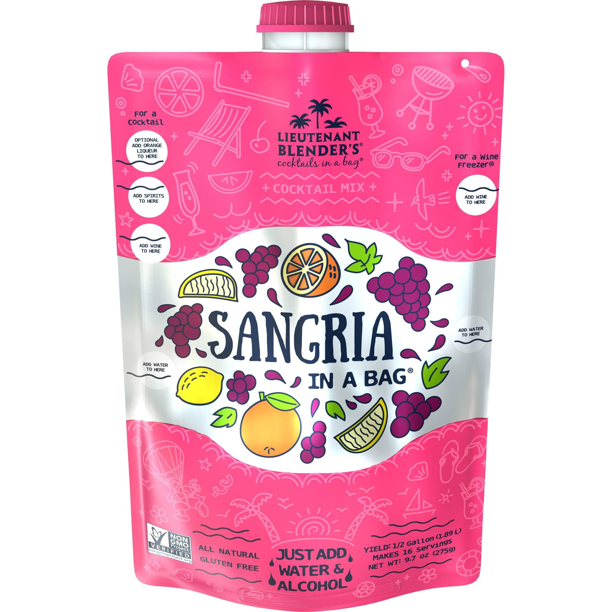 Sangria in a Bag® Cocktail / Mocktail Slushie Mixer
