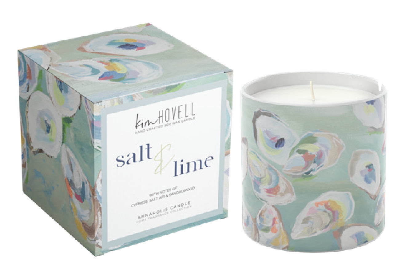 Kim Hovell Collection - Salt and Lime Boxed Candle