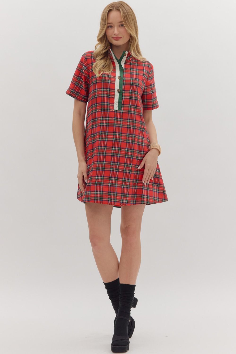 Sammy Plaid Mini Dress