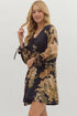 Maci Floral Print Long Sleeve Mini Dress