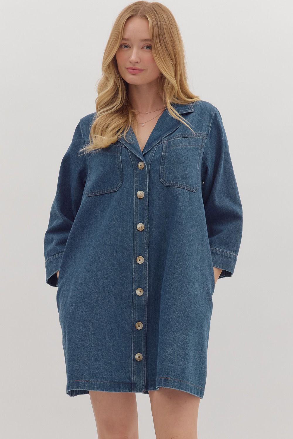 Barb Denim Mini Dress