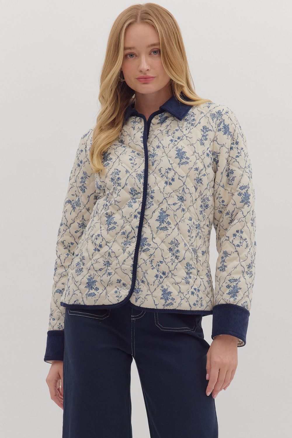 Shelly Botanical Quilted jacket