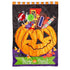Trick or Treat Halloween Pumpkin Bucket Applique Garden Flag