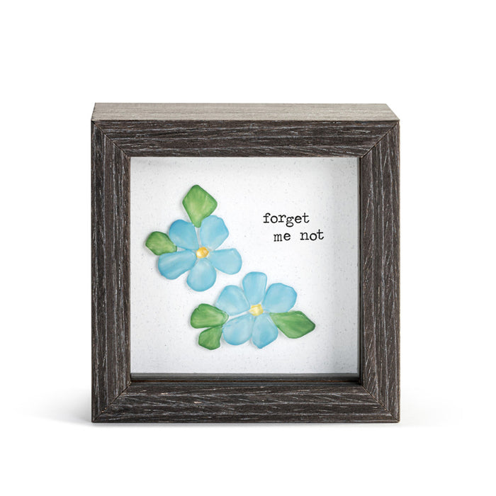 Forget Me Not Shadow Box By Demdaco
