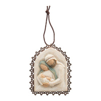 Willow Tree Holy Family Metal-edged Ornament By Demdaco