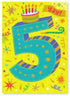 AGE FIVE BIRTHDAY CARD - A. Dodson's