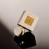 Gold Car Diffuser with 1 Replacement Scent Disk -